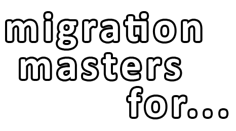 "migration masters for..." text for E-MetroTel double carousel.